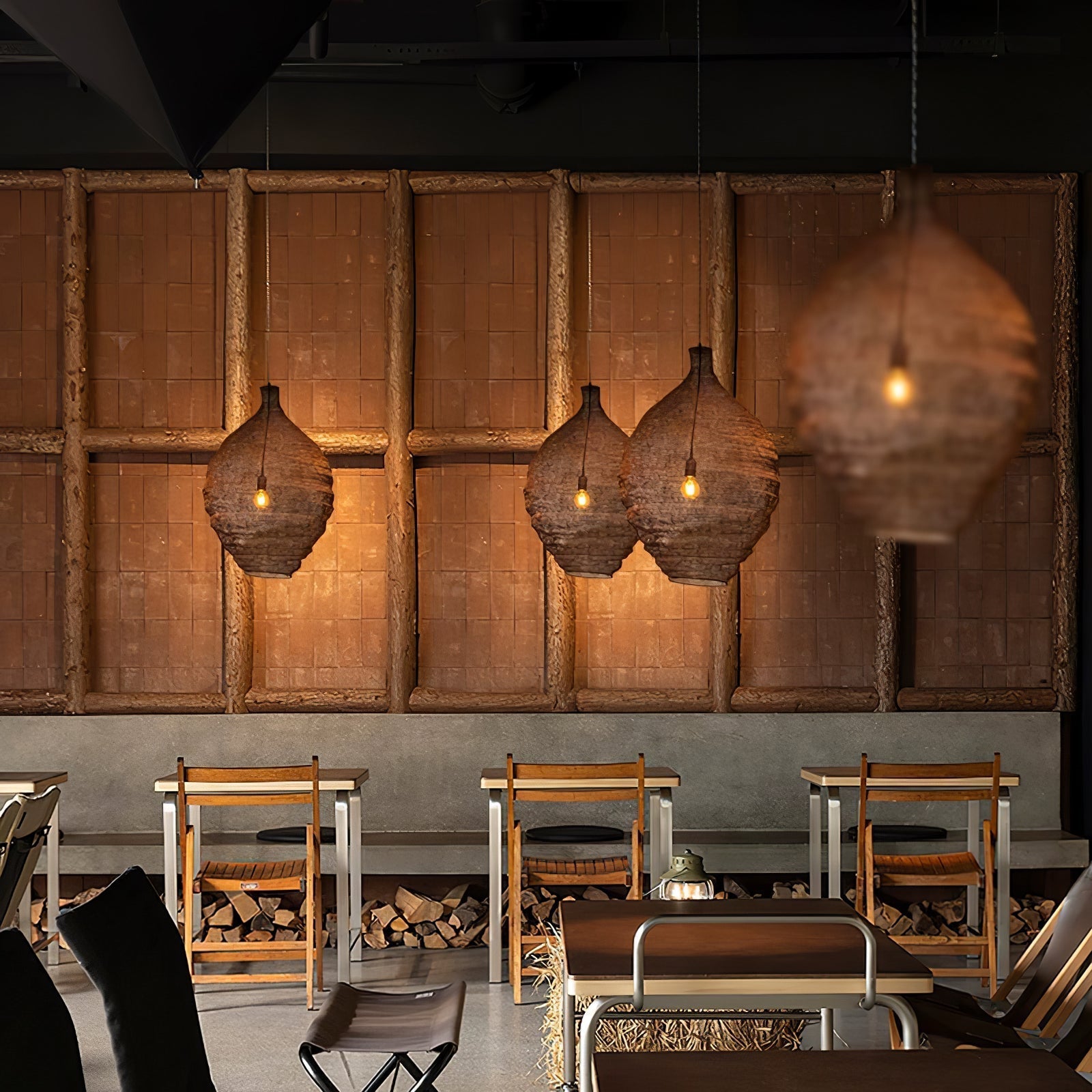 Vae Industrial Wire Pendant Lamps