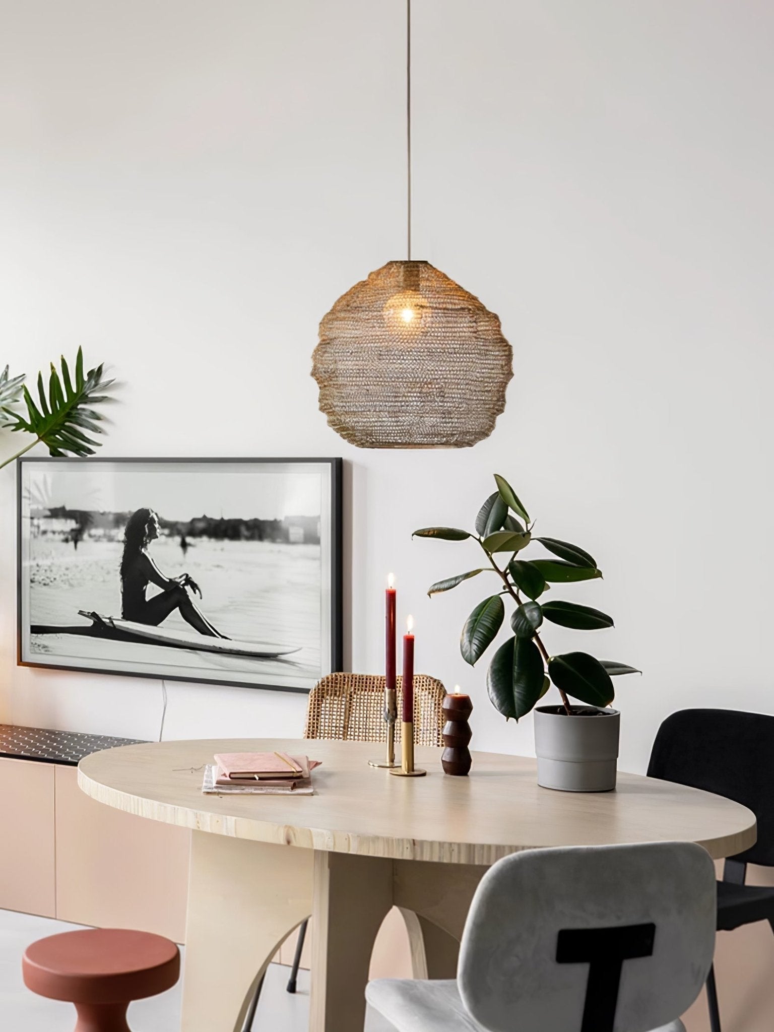 Vae Industrial Wire Pendant Lamps