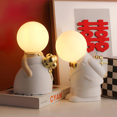 Eternal Ceramic & White Table Lamp