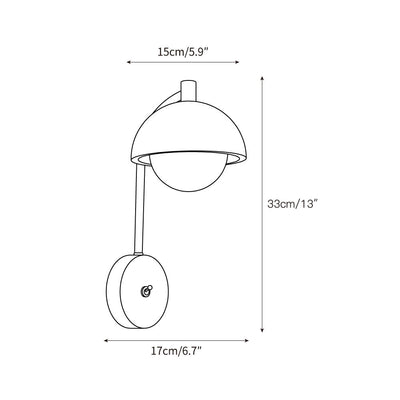 Valelaine Travertine Wall Lamp