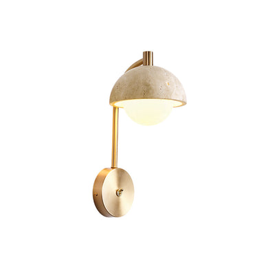 Valelaine Travertine Wall Lamp