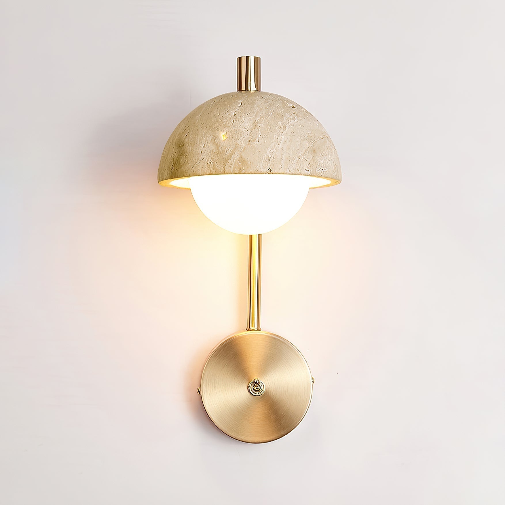 Valelaine Travertine Wall Lamp
