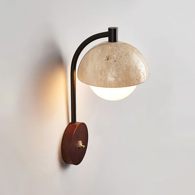 Valelaine Travertine Wall Lamp
