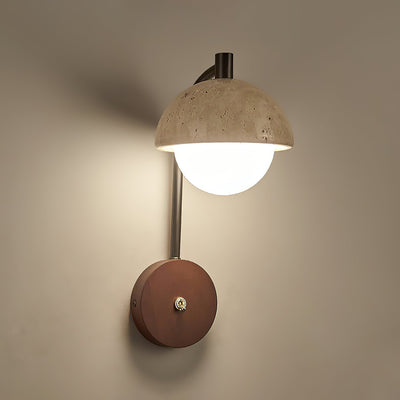 Valelaine Travertine Wall Lamp