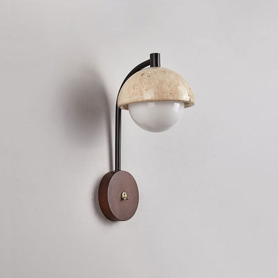 Valelaine Travertine Wall Lamp