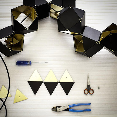 Civ Chandelier Geometric Modern