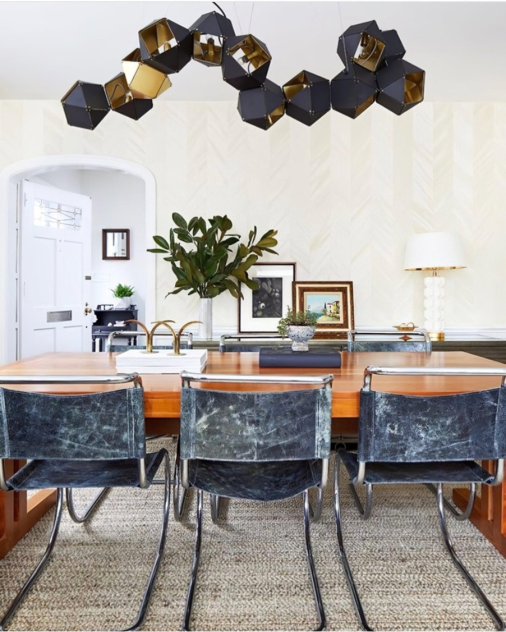 Civ Chandelier Geometric Modern