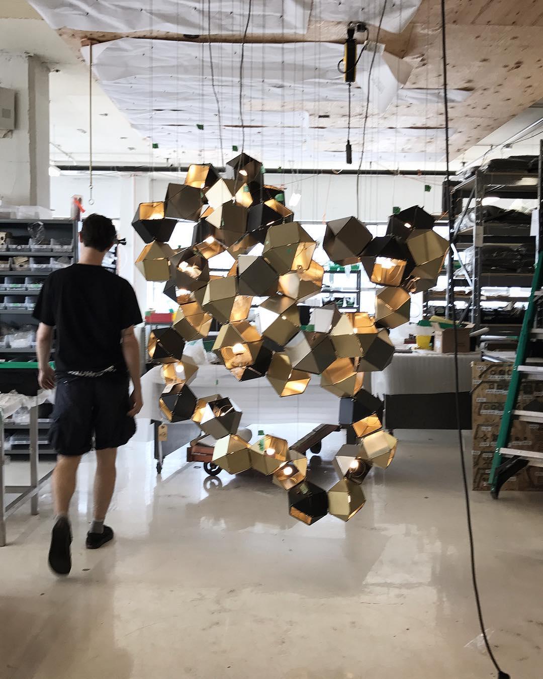 Civ Chandelier Geometric Modern