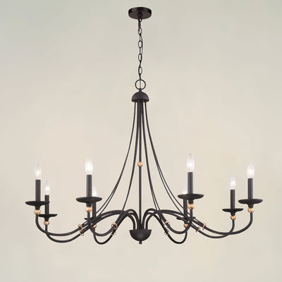 Regalia Vintage Brass Chandelier