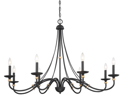 Regalia Vintage Brass Chandelier