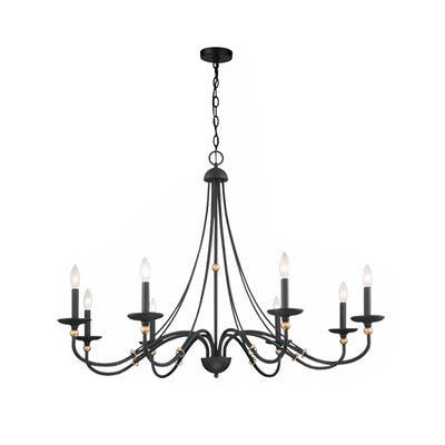 Regalia Vintage Brass Chandelier