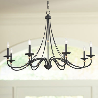 Regalia Vintage Brass Chandelier