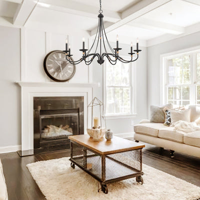 Regalia Vintage Brass Chandelier