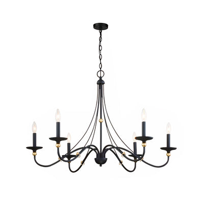 Regalia Vintage Brass Chandelier