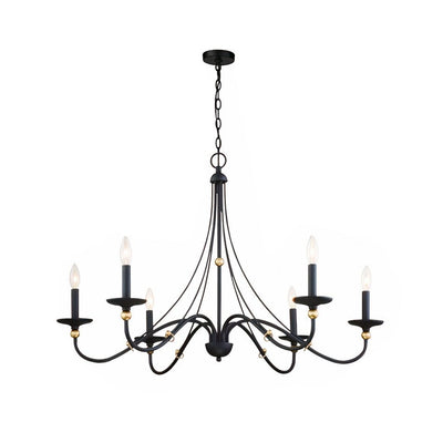 Regalia Vintage Brass Chandelier