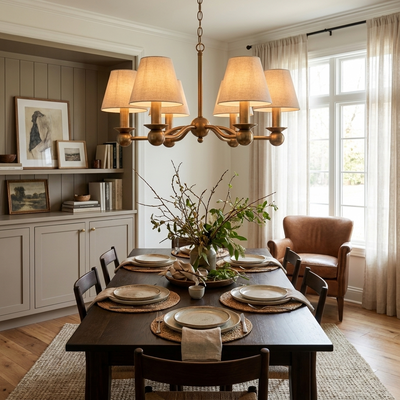 Halemere Fabric Chandelier