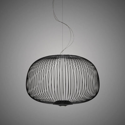 Aero Lightweight Spokes Cage Pendant Light - Neutral Decor