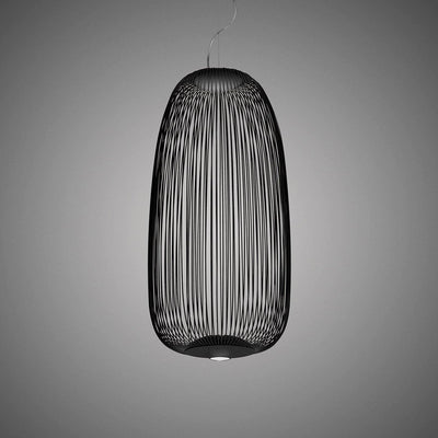 Aero Lightweight Spokes Cage Pendant Light - Neutral Decor
