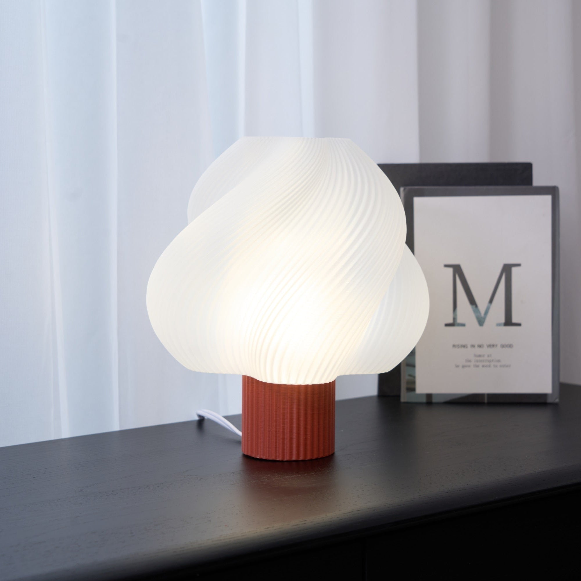 Buffy Modern Plastic Table Lamp