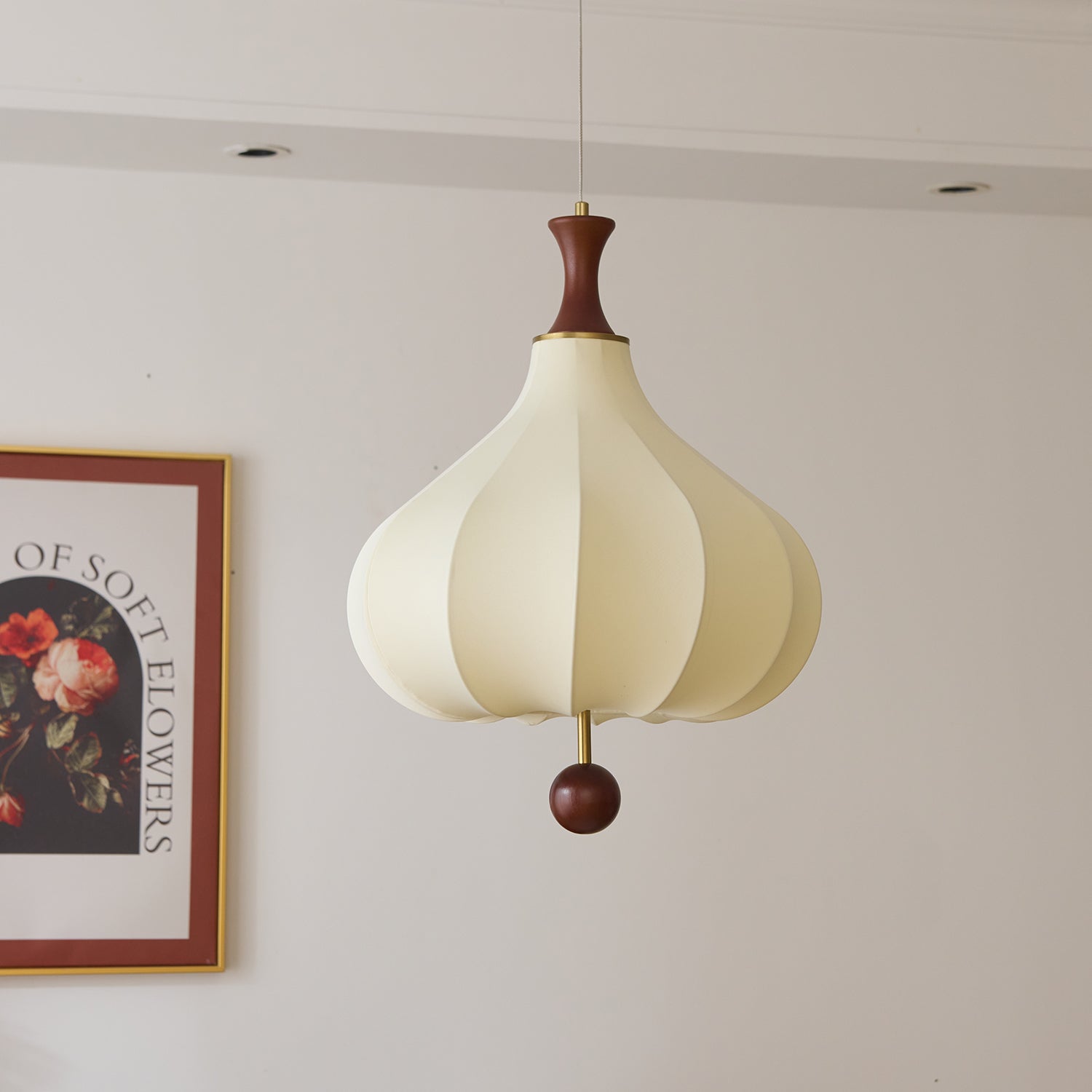 Mymira Traditional Elegance Wood Pendant Light