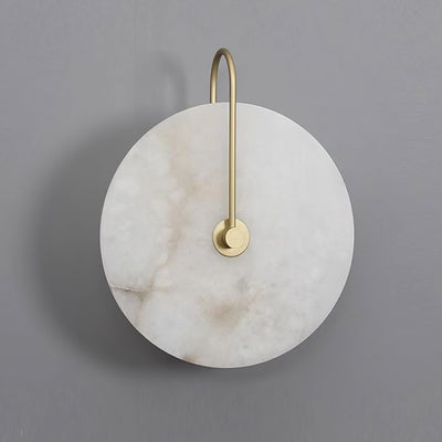Albeenne Alabaster Globe Wall Lamp