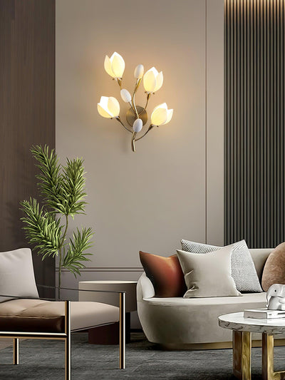 Dirixa Magnolia Elegance Ceramic Wall Lamp