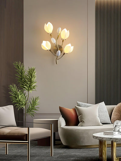 Dirixa Magnolia Elegance Ceramic Wall Lamp