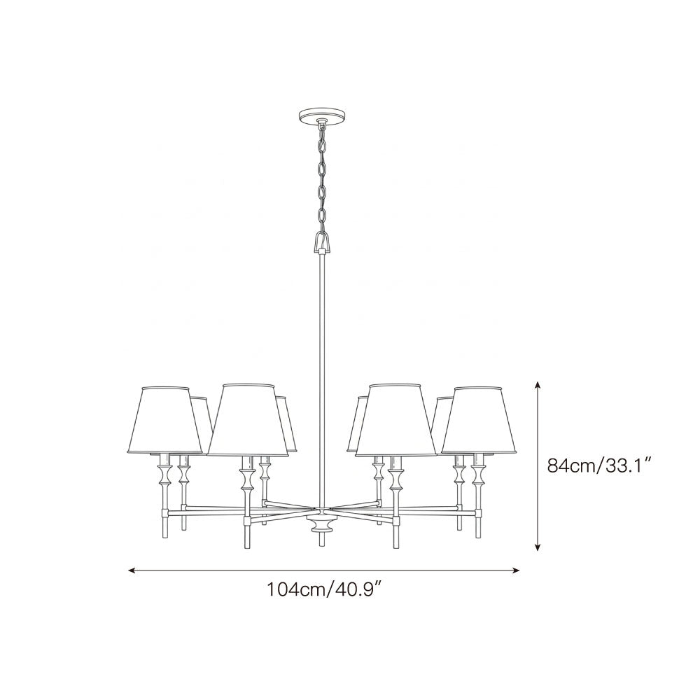 Oriiaine Branch Brass Chandelier