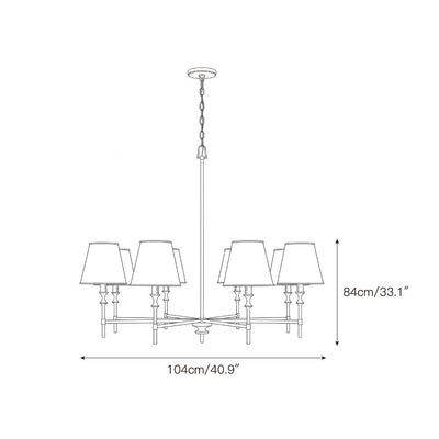 Oriiaine Branch Brass Chandelier