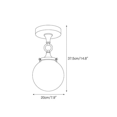 Elaelella Semi-Flush Mount