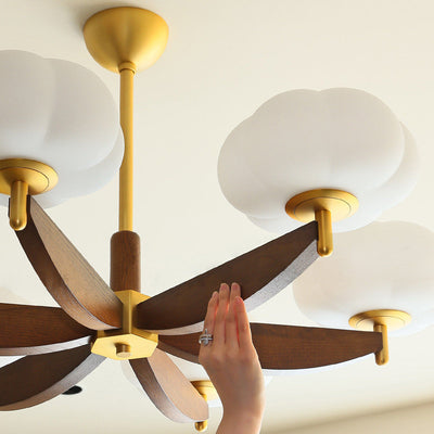 Merewood Ash Wood Chandelier