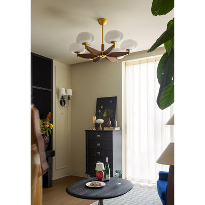 Merewood Ash Wood Chandelier