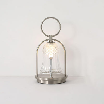 Bell Vintage Glass Table Lamp