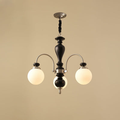 Solara Chandelier Classic Wooden Brass - Neutral Decor