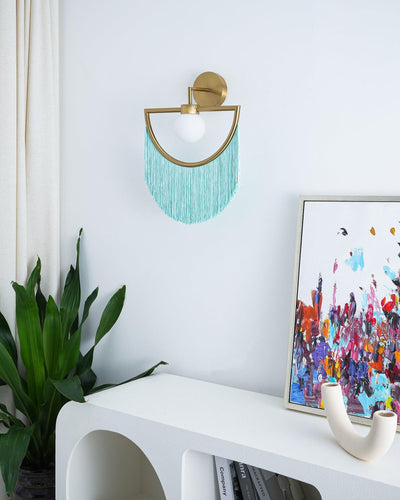 Wink Tassel Cute Wall Lamp