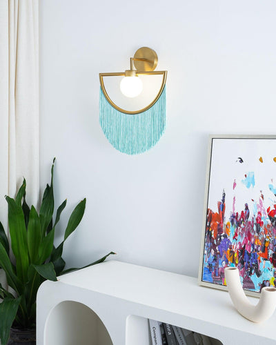 Wink Tassel Cute Wall Lamp