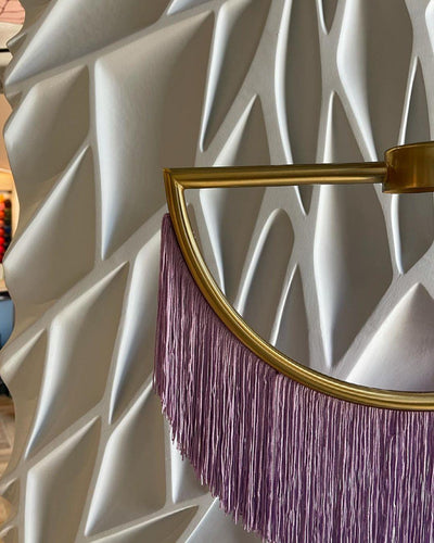 Sirove Pendant Lamp Fabric Fringe Globe Retro Bohemian
