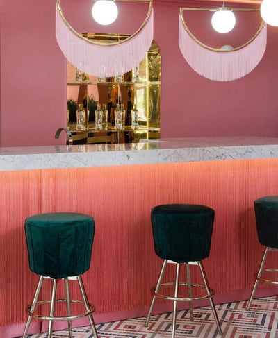 Sirove Pendant Lamp Fabric Fringe Globe Retro Bohemian