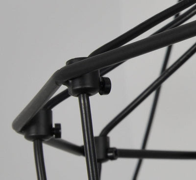 Tevenq Chandelier Lines Black Wireframe LED