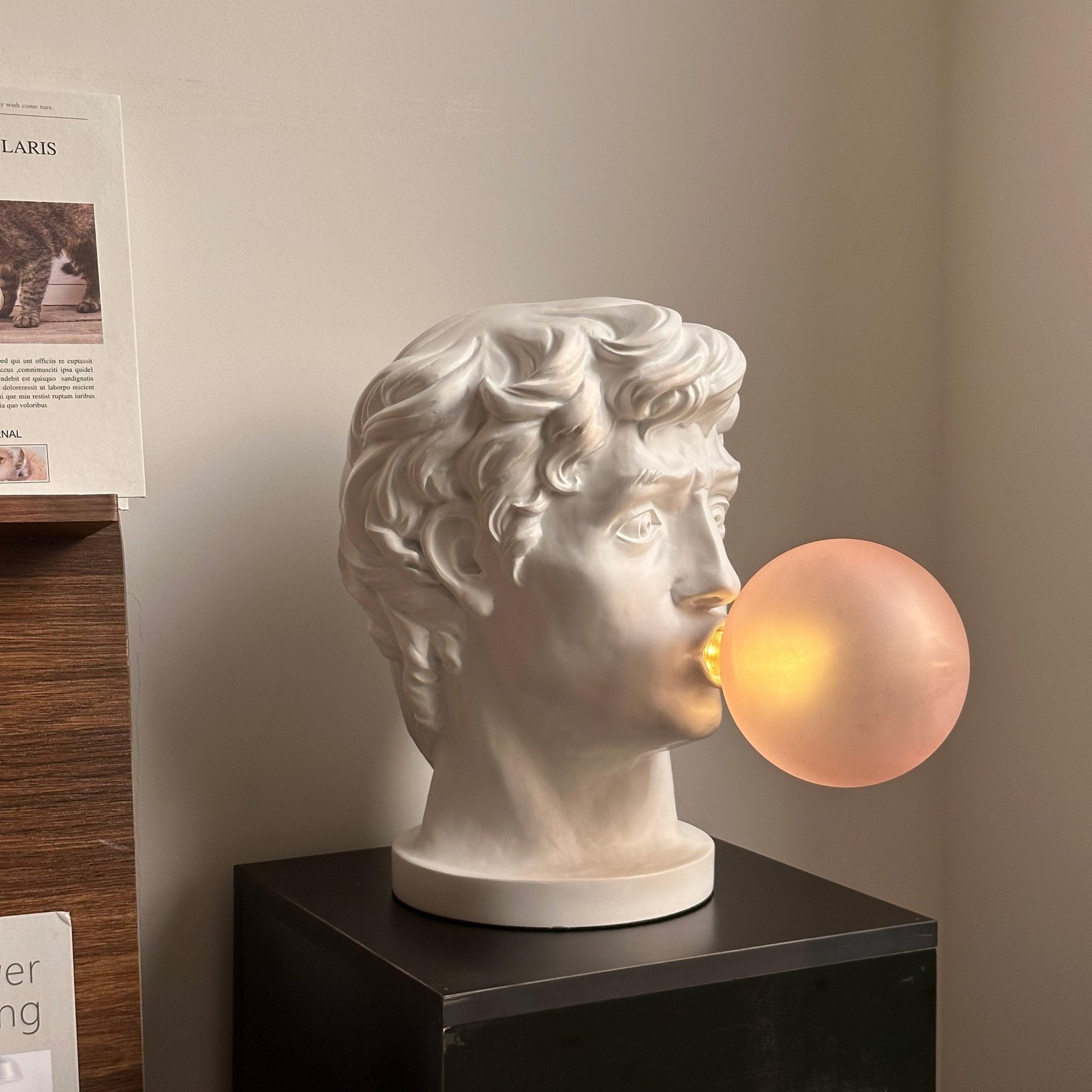 Vona Contemporary Glass Table Lamp