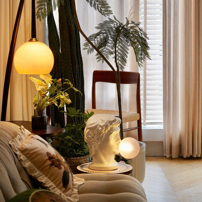 Vona Contemporary Glass Table Lamp