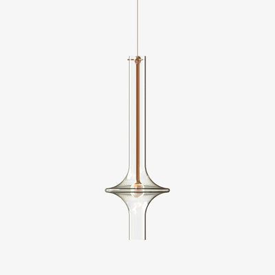 Sarenol Glass Industrial Glam Pendant Light