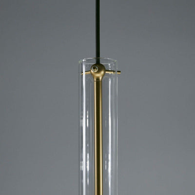 Sarenol Glass Industrial Glam Pendant Light