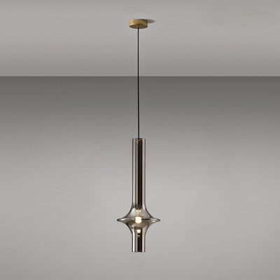 Sarenol Glass Industrial Glam Pendant Light
