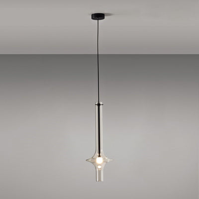Sarenol Glass Industrial Glam Pendant Light