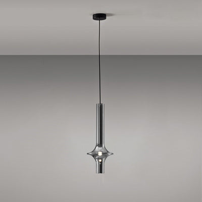 Sarenol Glass Industrial Glam Pendant Light