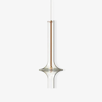 Sarenol Glass Industrial Glam Pendant Light