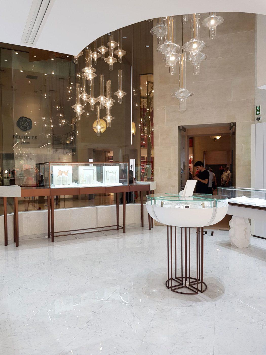 Sarenol Glass Industrial Glam Pendant Light