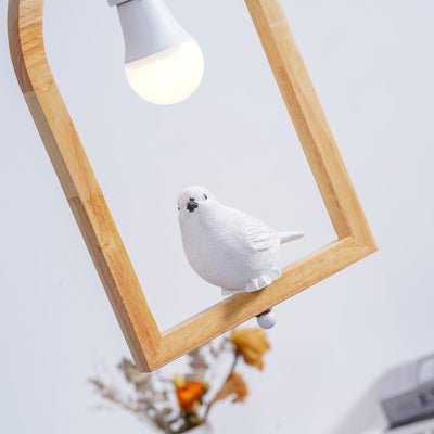 Ceda Wood Resin Pendant Light