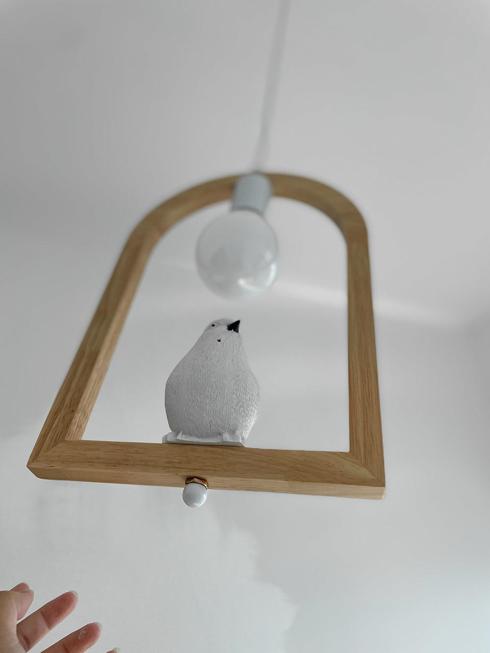 Ceda Wood Resin Pendant Light